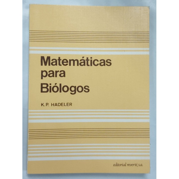 Matematicas para Biologos